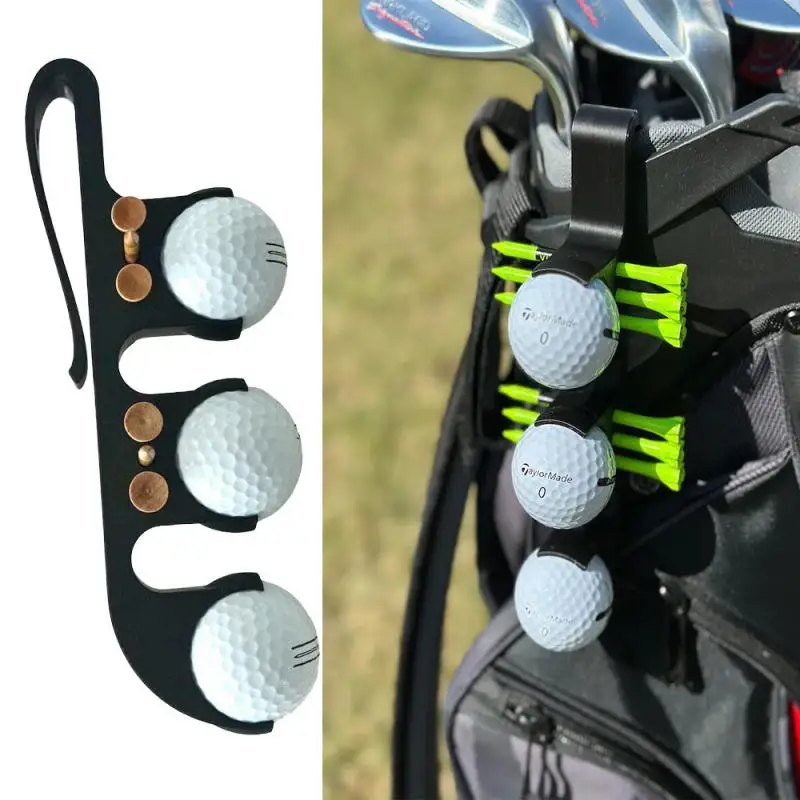 

ZZ Golf Ball Belt Holder Golf Tee Belt Clip Organizer Impact-resistant Golf Ball Organizer Belt Clip For Golf Bag Easy Accessory