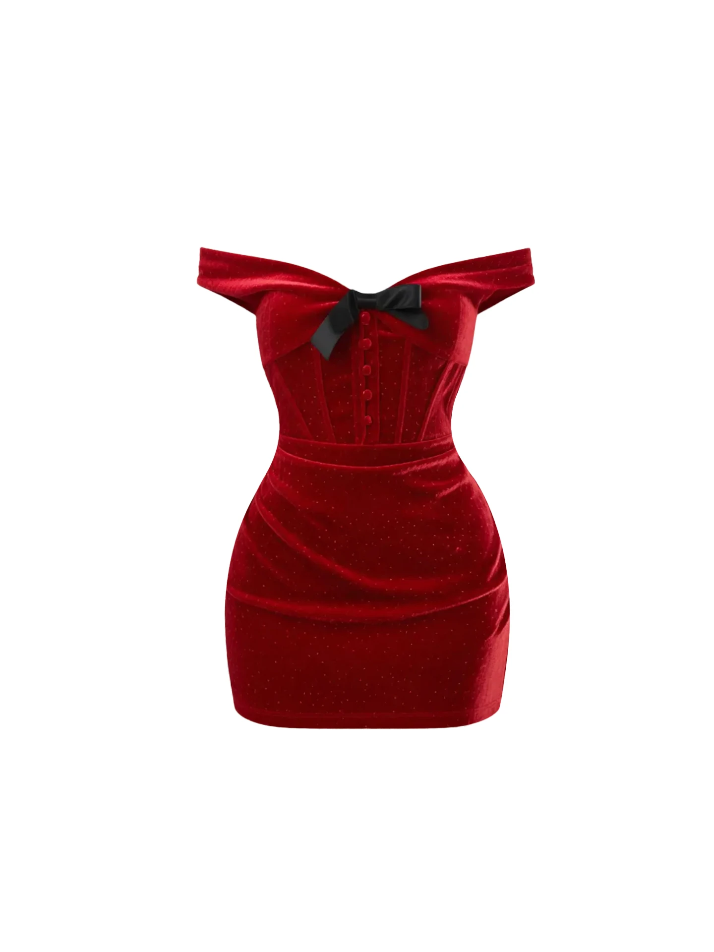 Heza Retro Pure Desire Knoop Band Dr Vrouwen Sexy Nieuwjaar ort Rok Bodycon Dr V-ne Svel Casual Sle