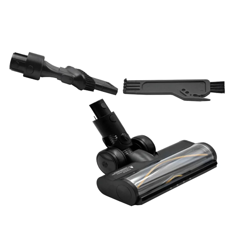 3Pcs For Dreame R10 R20 R30 T30 Vacuum Cleaner Floor Brush Head Floor Soft Roller Brush Head With LED Dust Lights