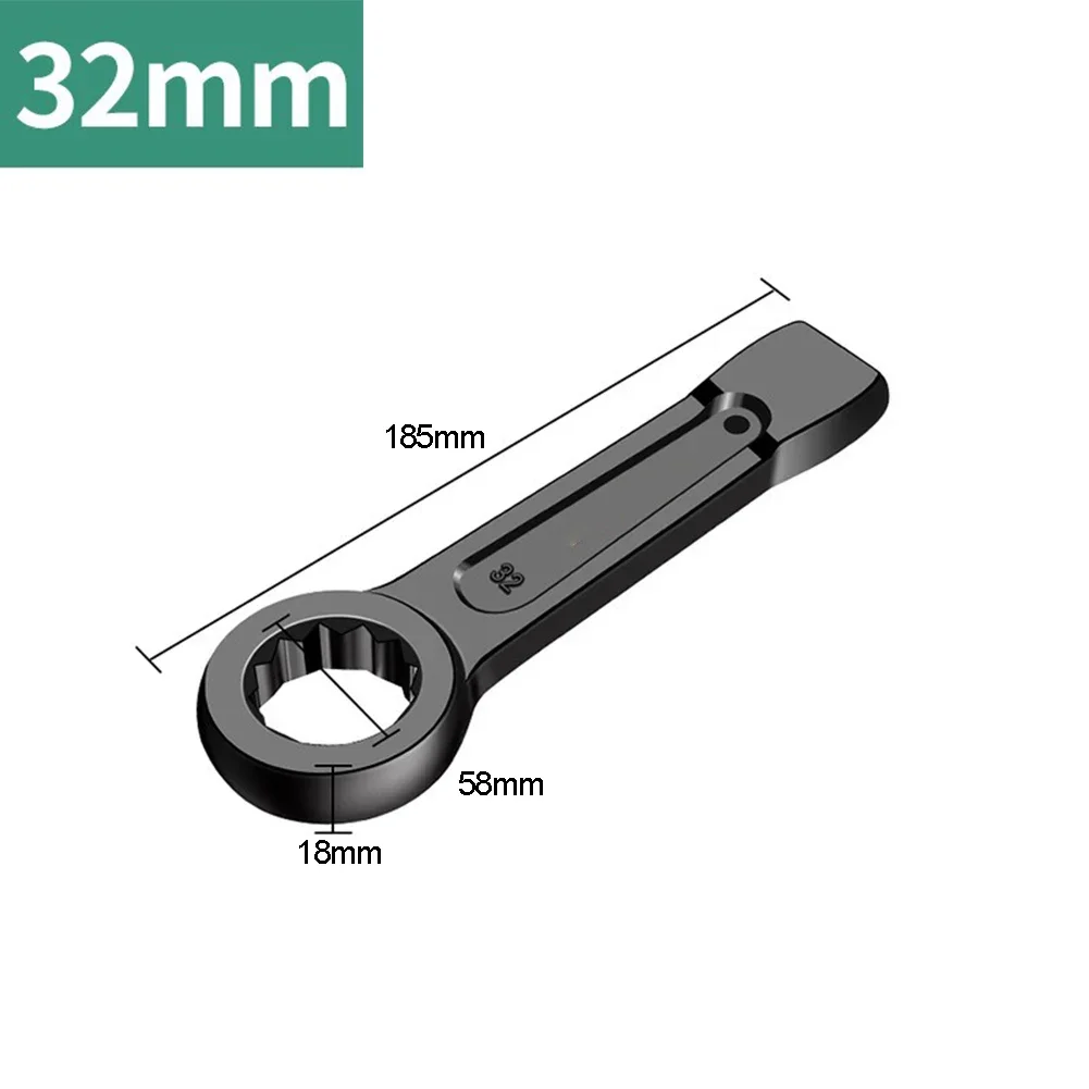 1 buah 12 poin kunci pas mur tugas berat, dampak untuk alat perbaikan mobil 24mm-60mm alat tangan dampak tugas berat lurus