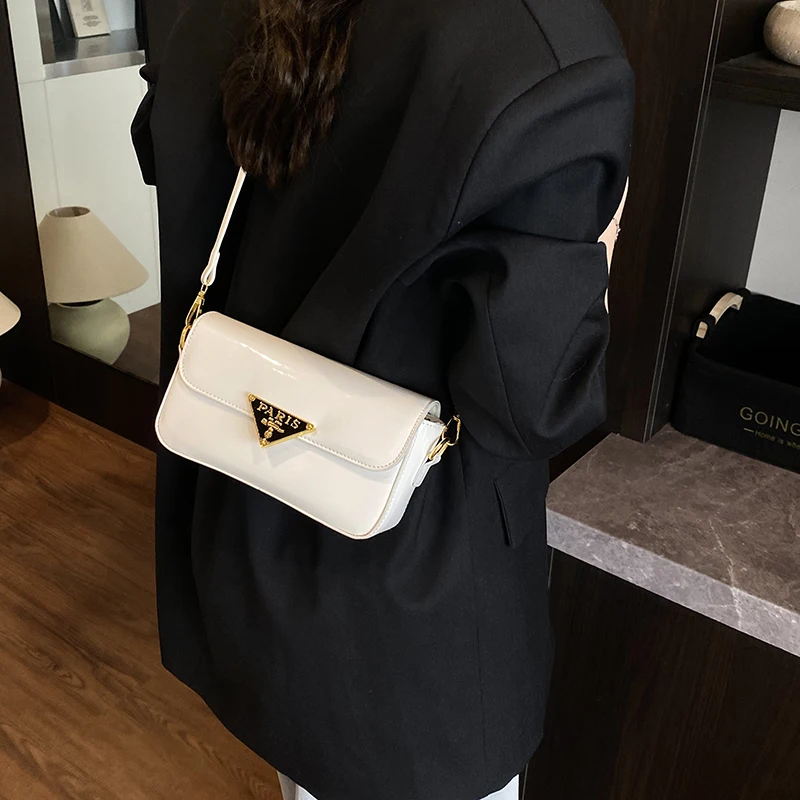 Элегантный минималистичный женский кошелек-мессенджер с однотонным винтажным стилем, просторная вместимость и стиль