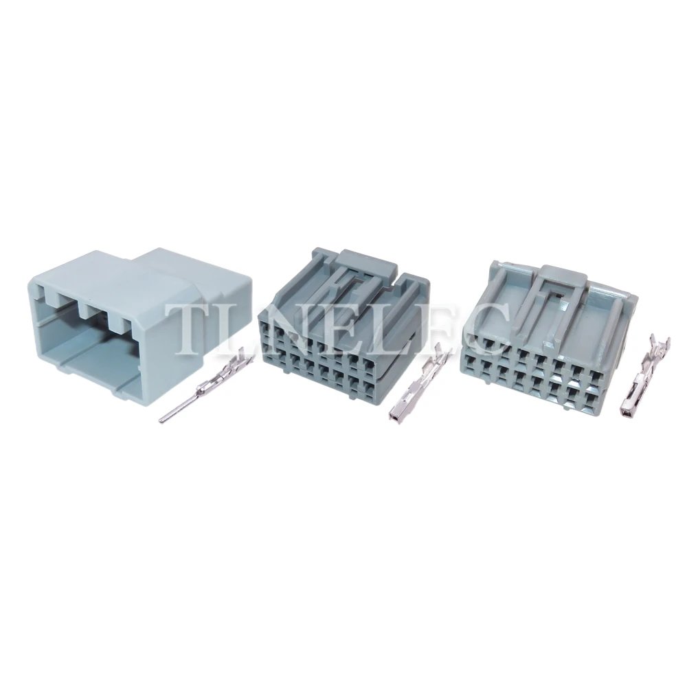 16 Pin Way Power Amplifier Mobil ตัวเชื่อมต่อ Auto มัลติมีเดียแผงควบคุมลวดซ็อกเก็ตสำหรับ Porsche 917981-6 30050-16Y 917981-2