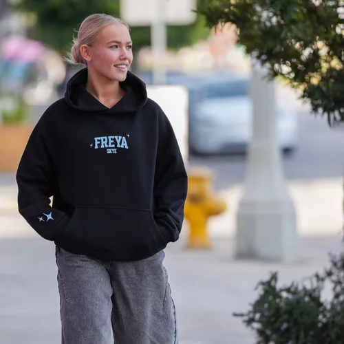 Freya Skye Sudadera con capucha de lana cálida World Trour sudadera Y2k de gran tamaño Otoño Invierno Jersey suave grueso ropa masculina femenina