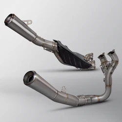 For Ducati Panigale/Streetfighter V4/V4R/V4S 2018-24 Motorcycle Exhaust Full System Manifold With Cover Escape Project Muffler