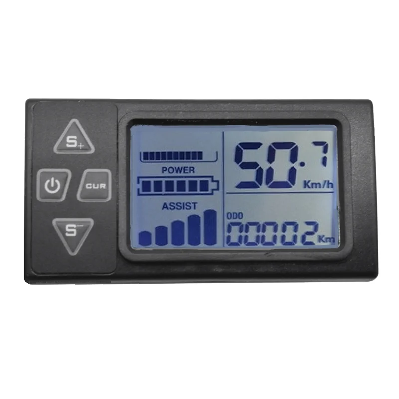 

24V/36V/48V S861 LCD Ebike Display Dashboard for Electric Bike BLDC Controller Control Panel(5PIN)