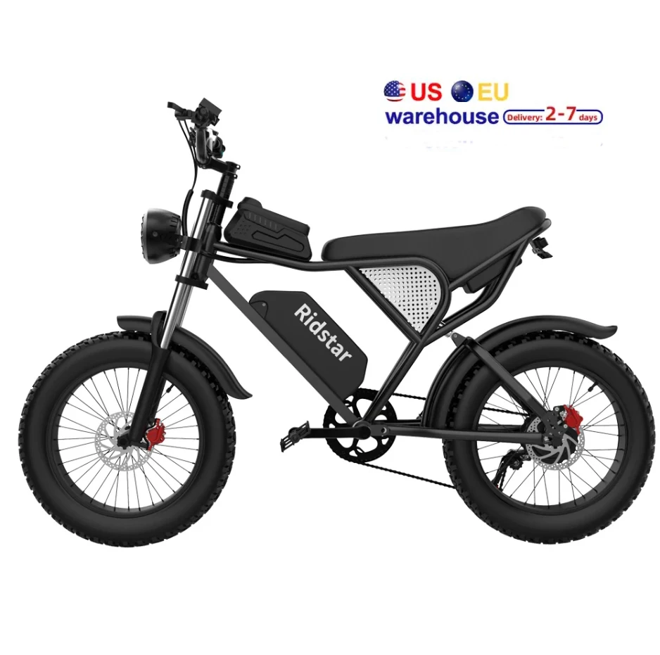 

Электрический шоссейный велосипед Ebike, 48 В, 20 Ач, 20-дюймовые толстые шины, внедорожный мощный горный велосипед для взрослых, велоспорт, электронный велосипед