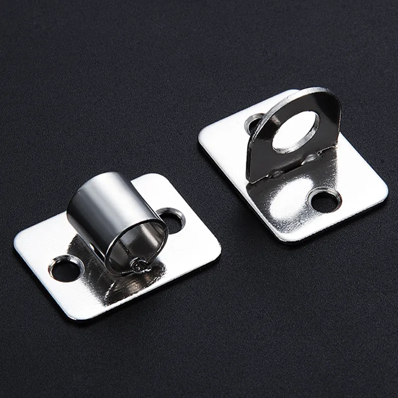 باب من الفولاذ المقاوم للصدأ قفل منزلق الصيد الأمن مزلاج قفل منزلق بوابة المنزل سلامة الأجهزة الباب البراغي 4 حجم اختياري #5