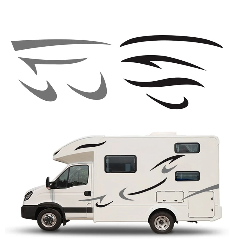 

Car Body Stripes Sticker Vinyl Film Image Decals Stickers For Motorhome Caravan Travel Trailer Camper Van