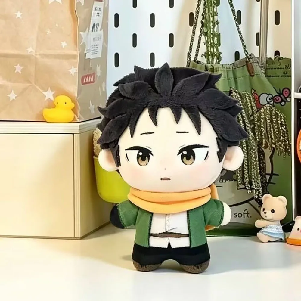 10cm Subaru Natsuki Cosplay Plush Doll with Scarf XMAS Gift Pendant Printed Halloween Ornament Re Zero Stuffed Toy XMAS Gifts