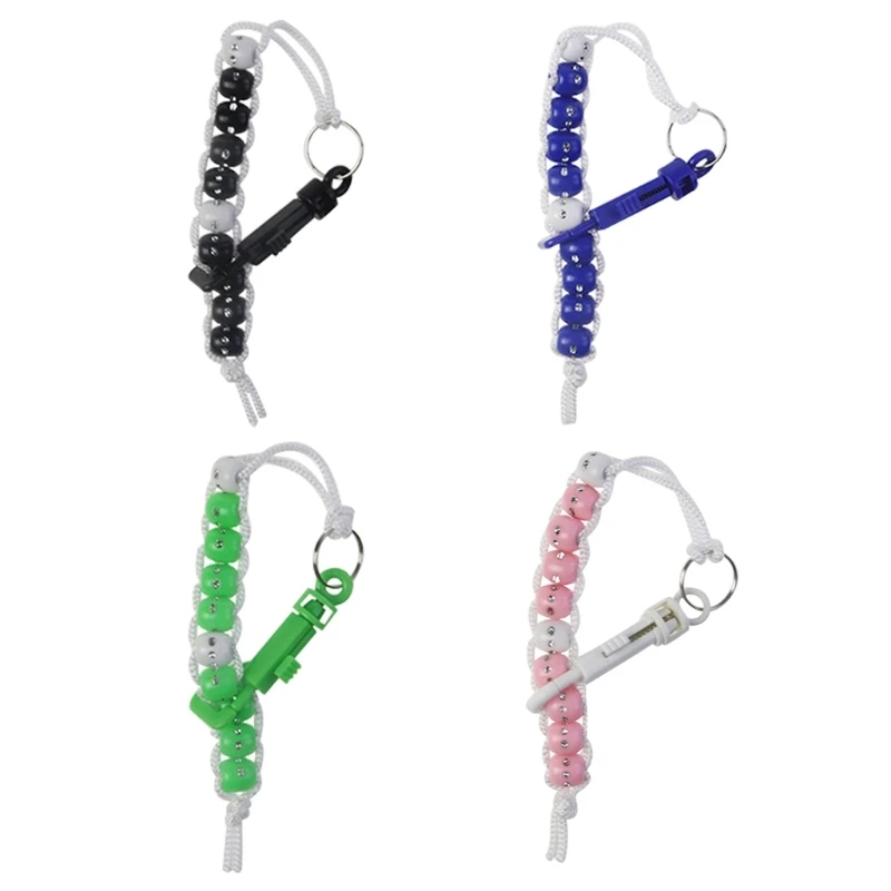 

Golfs Scoring Keeper for Golfers, Golfs Putting Score Counter, Beaded Nylon Cord Golfs Strokes Score Counter with Clip