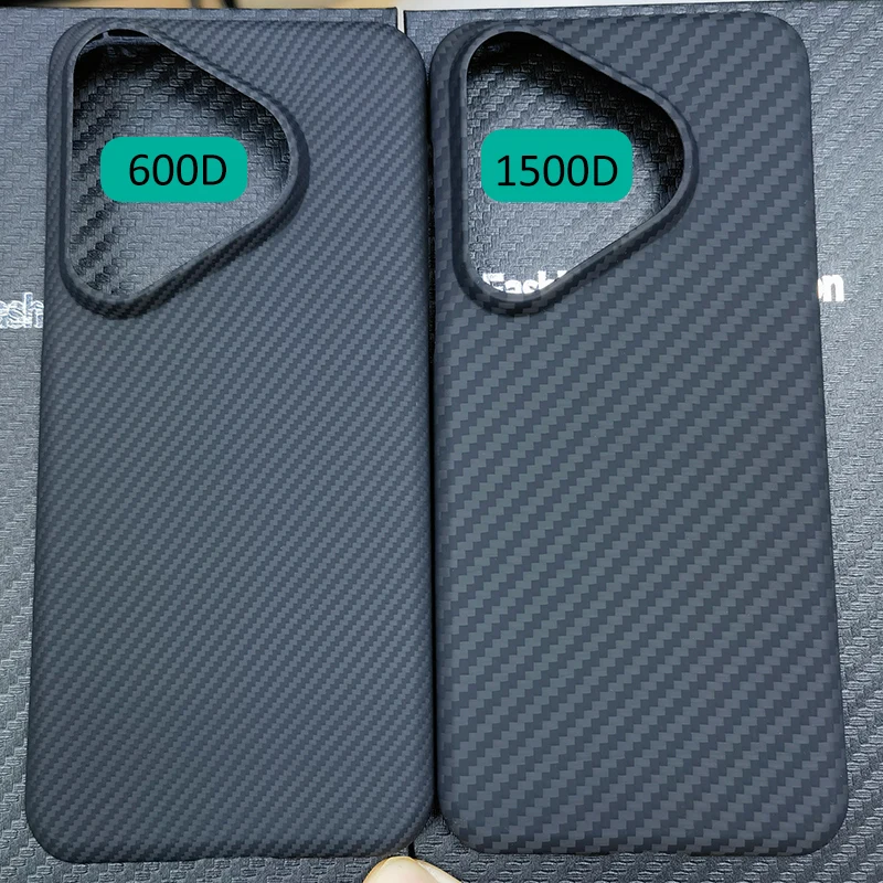 

Genuine Real Carbon Fabric Fiber Aramid Case For Huawei Pura 70 Pro / Pura70 Super Thin Ultra Thin Ultrathin Light Shell