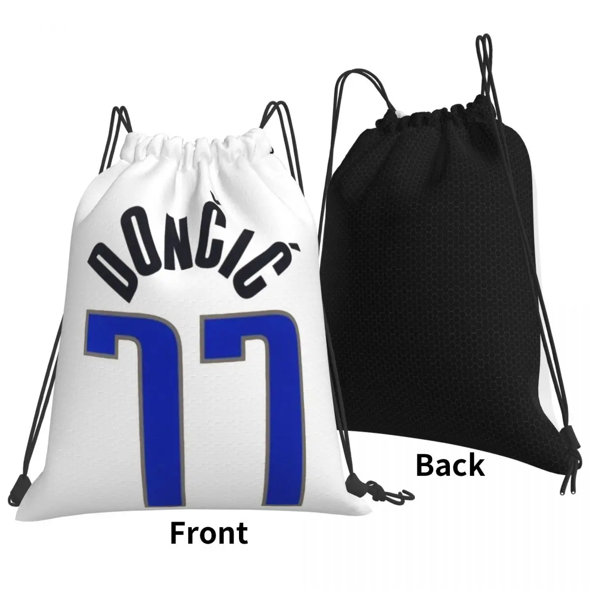 Luka Doncic Backpacks Multi-function Drawstring Bundle Pocket Sundries Bag Book Bags for Man Woman School