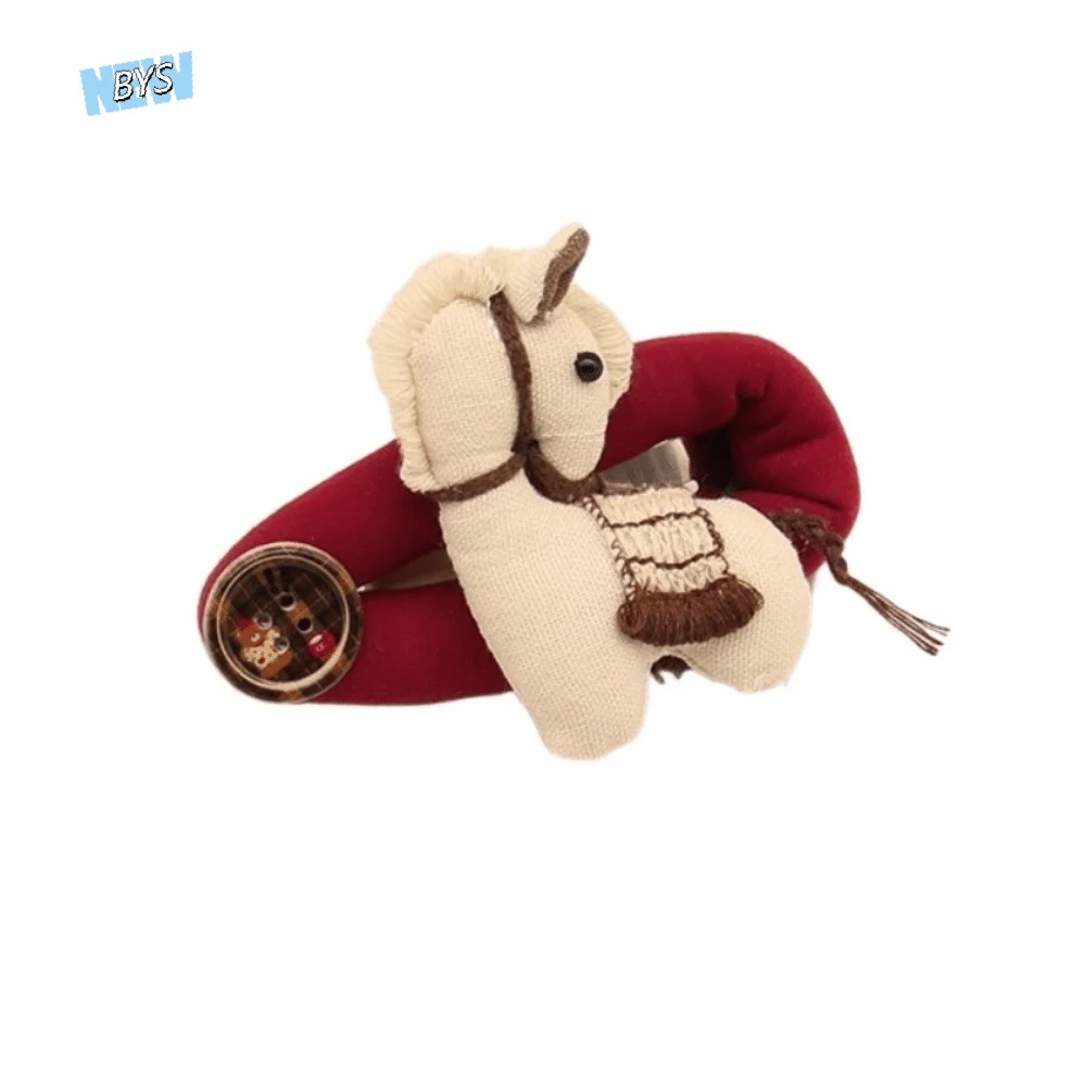 

Cute Funny Horse Hair Clip Hair Wear Hair Accessories Horse Doll Side Clip Headdress Duckbill Clip Large Barrettes Headwear