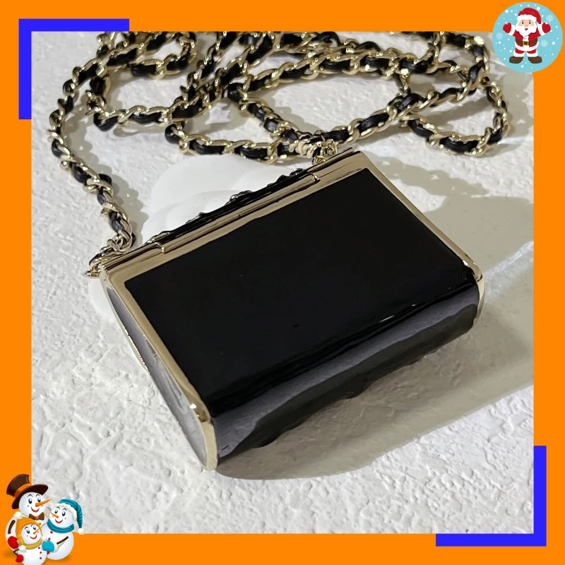 New Multi-element Bag Long Necklace Small Fragrance Light Luxury High Sense Portable Dinner Messenger Bag Accessories The Same