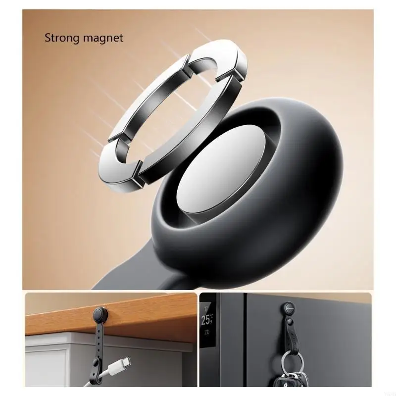 Y5JB -Packung 6PCs wiederverwendbare elastische Kabelgurte Datendrahtband für Heim und Büros