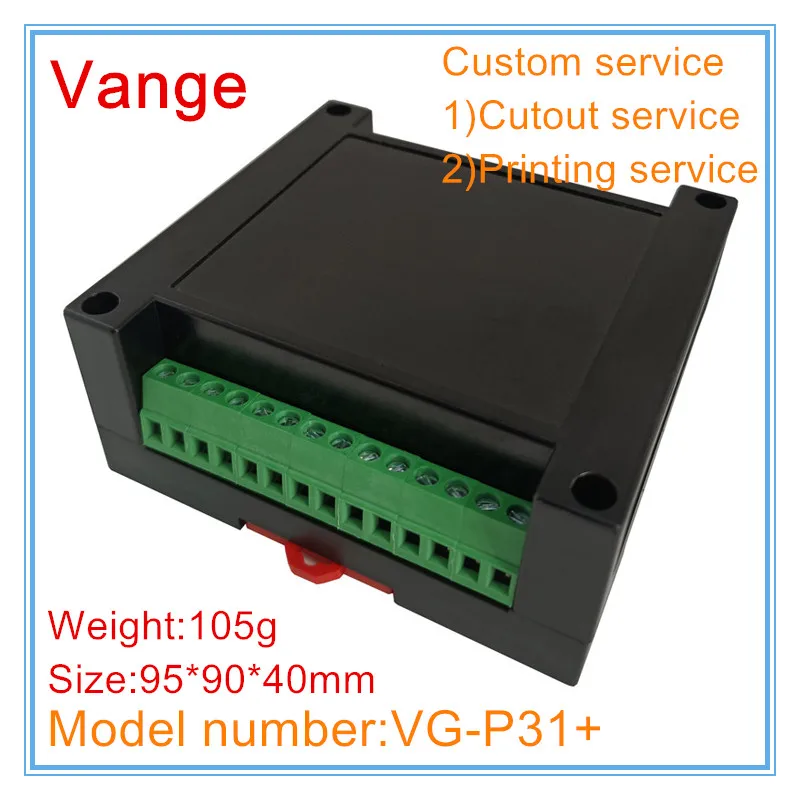 Vange PLC project box 95*90*40mm ABS plastic junction box diy terminal block case