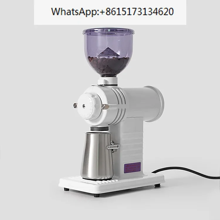 Small Steel Cannon Coffee Grinder Ghost Tooth Commercial Electric Grinder Italian Coffee Bean Grinder