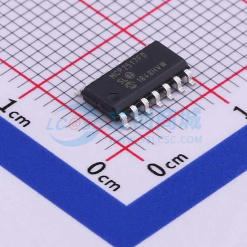 

1 PCS/LOTE MCP2517FD-H/SL MCP2517FDT-H/SL MCP2517FD MCP2517 SOP-14 100% New and Original IC chip integrated circuit