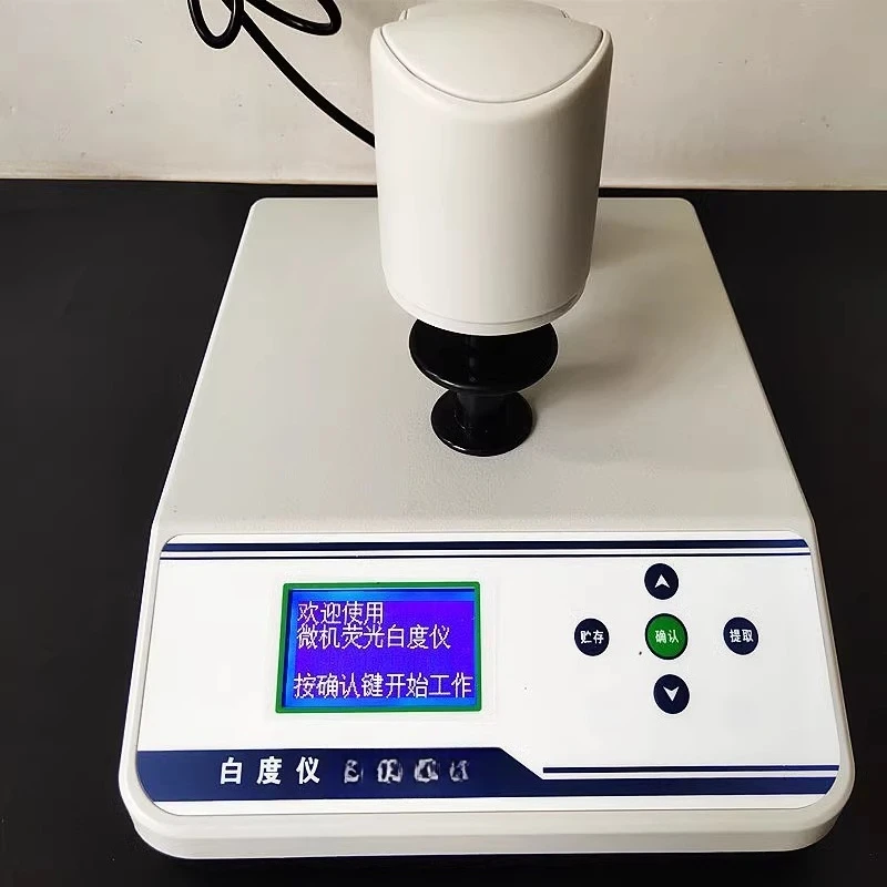 Desktop whiteness meter portable measuring paper building materials ceramic standard white