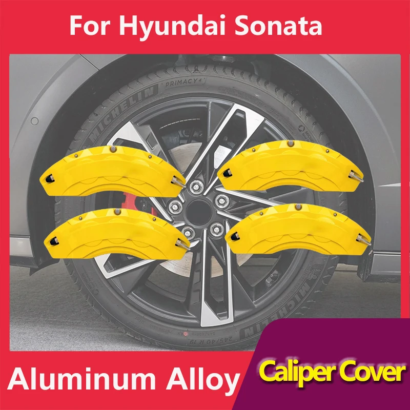 

For Hyundai Sonata Brake Caliper Cover Aluminum Alloy Front Rear Wheel Modification Exterior Kit Fit 2.4L 2.5L 2.7L 2000-2025