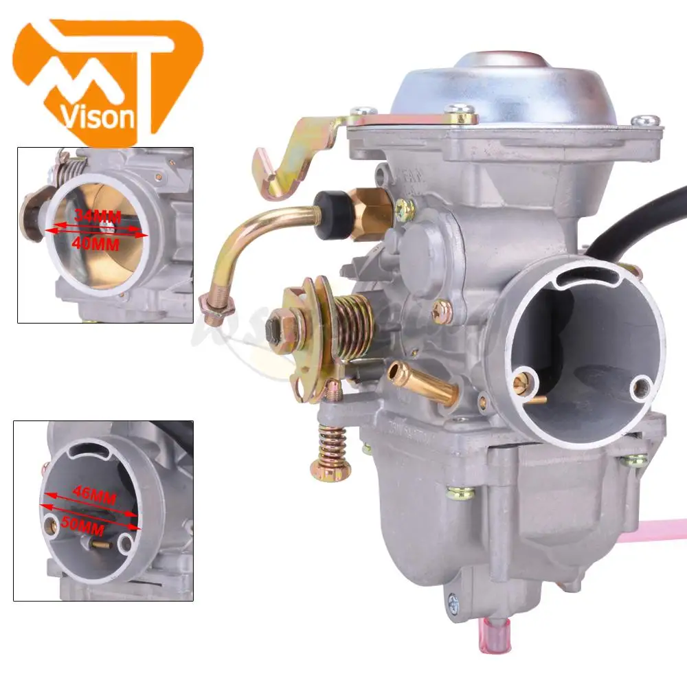 

Motorcycle 34mm Carburetor Carb For Roketa Jianshe Hensim GN250 GN300 ATV-11 JS400 YamaBuggy 400 JS400-7 HS400 Scout 300CC-400CC