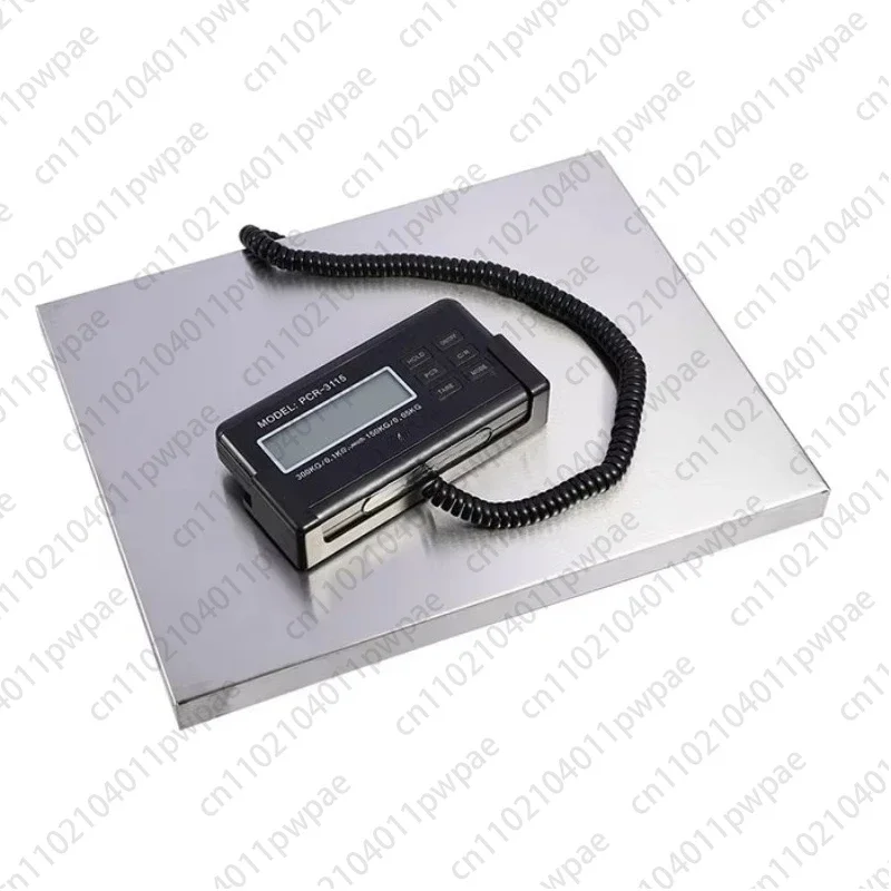 Digital Platform Scale 300kg 660lb Heavy Duty Electronic Weighing Scale For Warehouse Goods Transport And Industrial Weighing