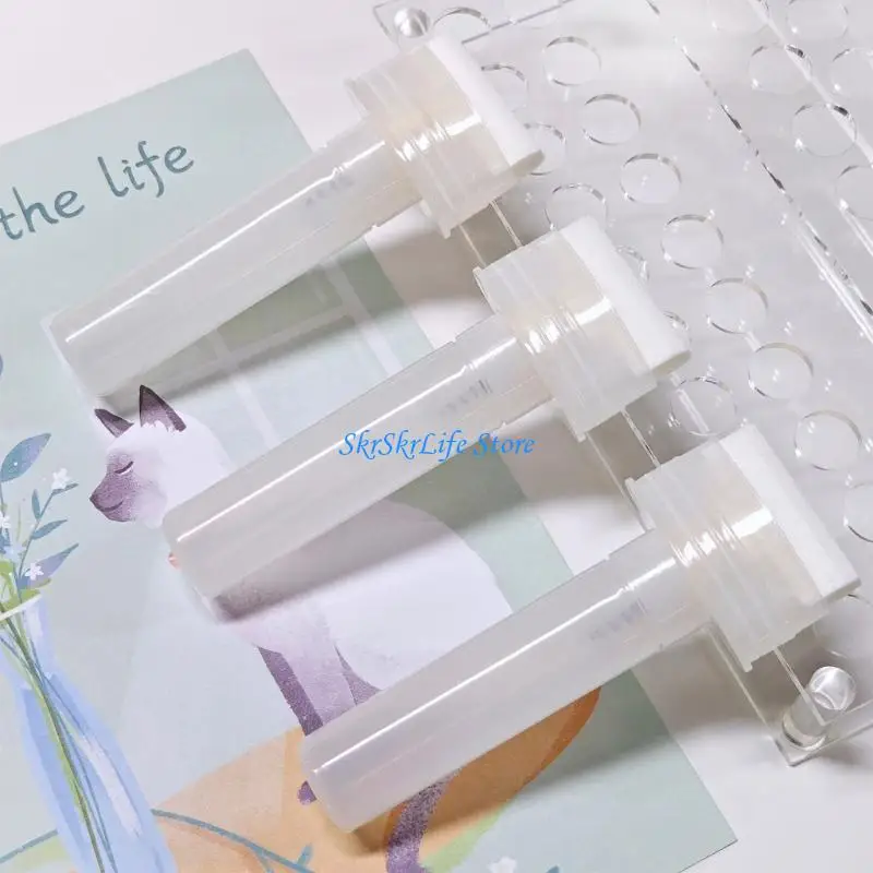 E65E Empty Plastic Marker, 50mm Transparent Construction Refillable Paint Pen Blank Drawing Empty Refill Paint Marker
