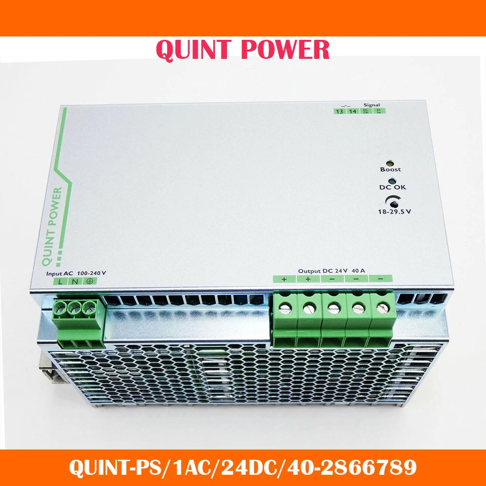 

2866789 QUINT-PS/1AC/24DC/40-2866789 QUINT POWER Switching Power Supply Fast Ship Work Fine High Quality