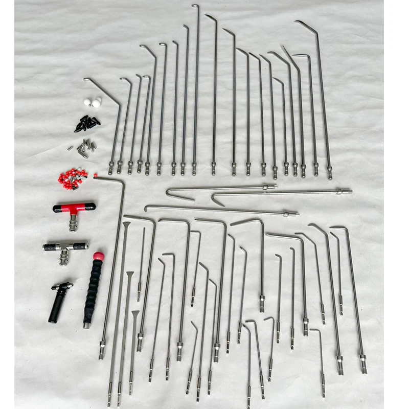 

50 шт. крючок PDR и стержень PDR, инструменты для ремонта вмятин автомобиля