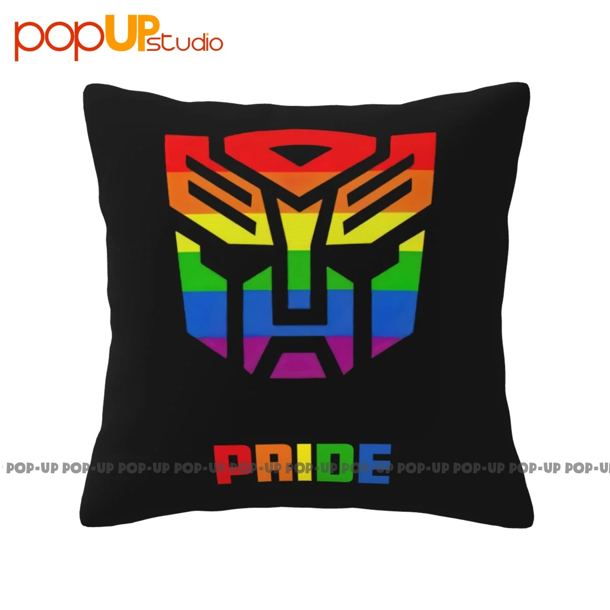 Modern Lgbt Optimus Prime Pride Pillowcase Throw Pillow Cover Creative Customized Skin-Friendly