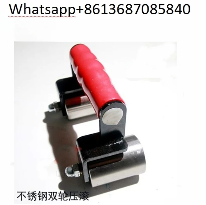 

PVC plastic floor construction tools two-wheel double-wheel pressure roller double-wheel electroplating press roller