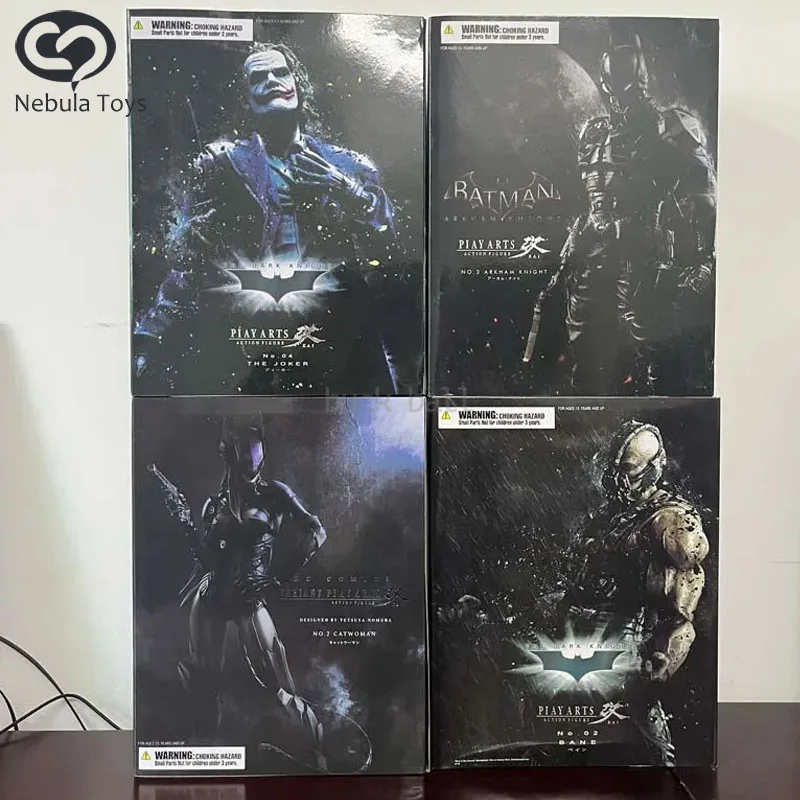 

Play Arts The Dark Knight Action Figure Batman Selina Kyle Joker Bane Anime Figures Catwomen Bruce Wayne Figurine Birthday Gift