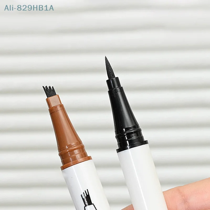 Penna per Eyeliner liquido a quattro artigli a doppia testa adatta per ciglia sopracciglia impermeabile antisudore Anti sbavature asciugatura rapida