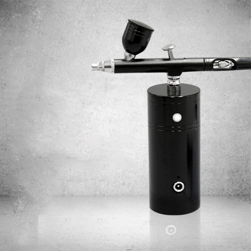 Multi-Purpose Airbrush Air Compressor Kit Paint Spray Sprayer Kit Dual Action 0.3Mm Nozzle