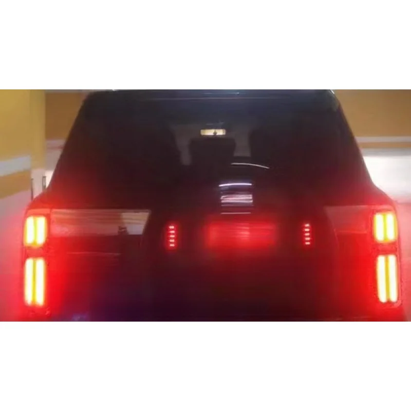 Para tanque 500 decoração de capa de pneu sobressalente - logotipo TANKhi4 LED luz fluida e kit de letras de porta traseira