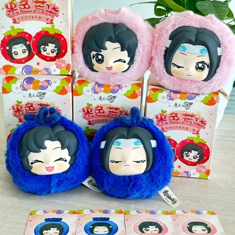 Original el fundador del diabolismo serie de flores aromáticas Wei Wuxian Lan Wangji llavero caja ciega figura coleccionable muñeca de juguete