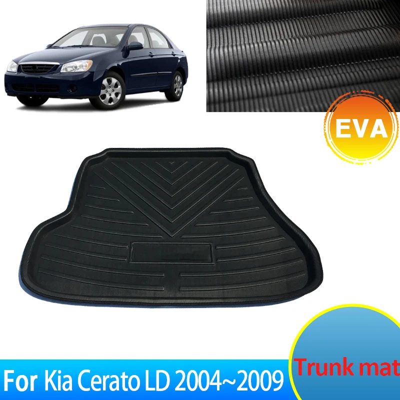 

Автомобиль для Kia Cerato LD Sephia Spectra 2004 2005 2006 2007 2008 2009, аксессуары, коврик в багажник, напольный поднос, водонепроницаемый ковер багажника