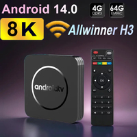 Android14 Smart TV Box Q11 Support 2.4GWifi AllwinnerH3 8K 32G 64G Memory HDR10 Google TV Media Player TV Box Voice  Set Top Box