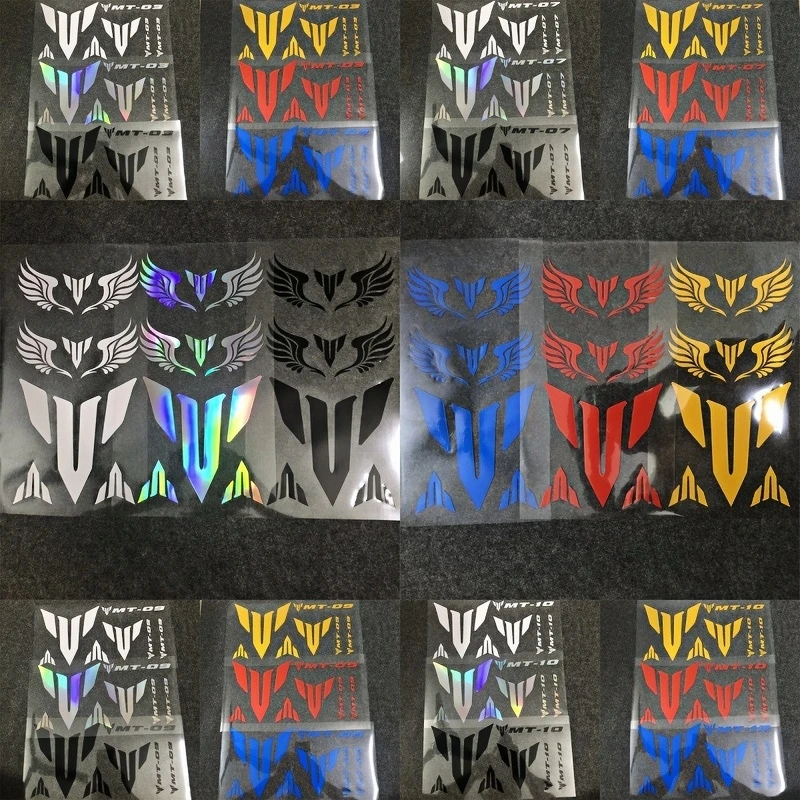 

Motorcycle stickers, waterproof sun-proof reflective stickers are suitable For Yamaha MT MT03 MT07 MT09 MT10 modification decals
