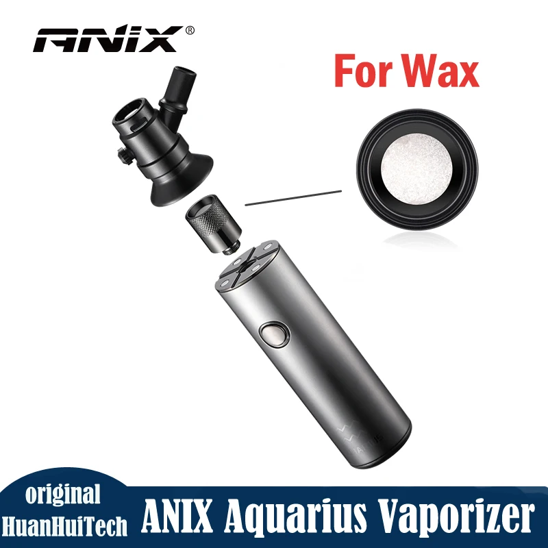 

Original Anix Aquarius vape kit 1100mAh Battery Temperature control 0.5ohm Quartz Heating chamber e-cigarettes Vaporizer