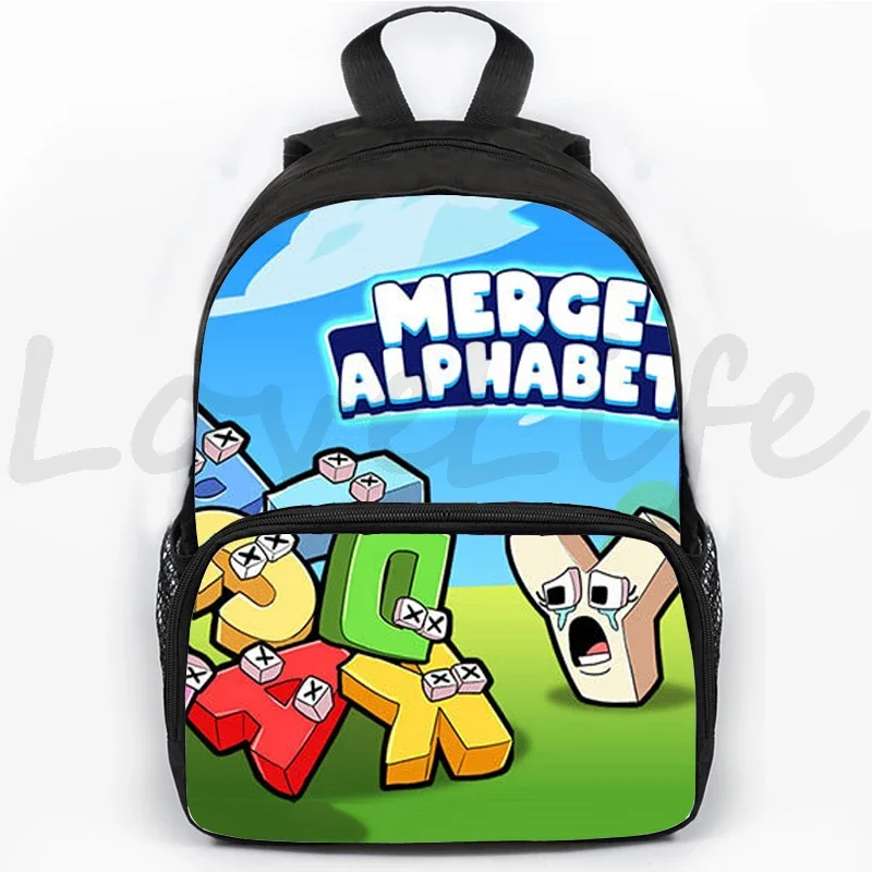 

16inch Alphabet Lore School Bag Letter Legend Backpack Elementary School Students Kindergarten Backpack Kids Waterproof Knapsack