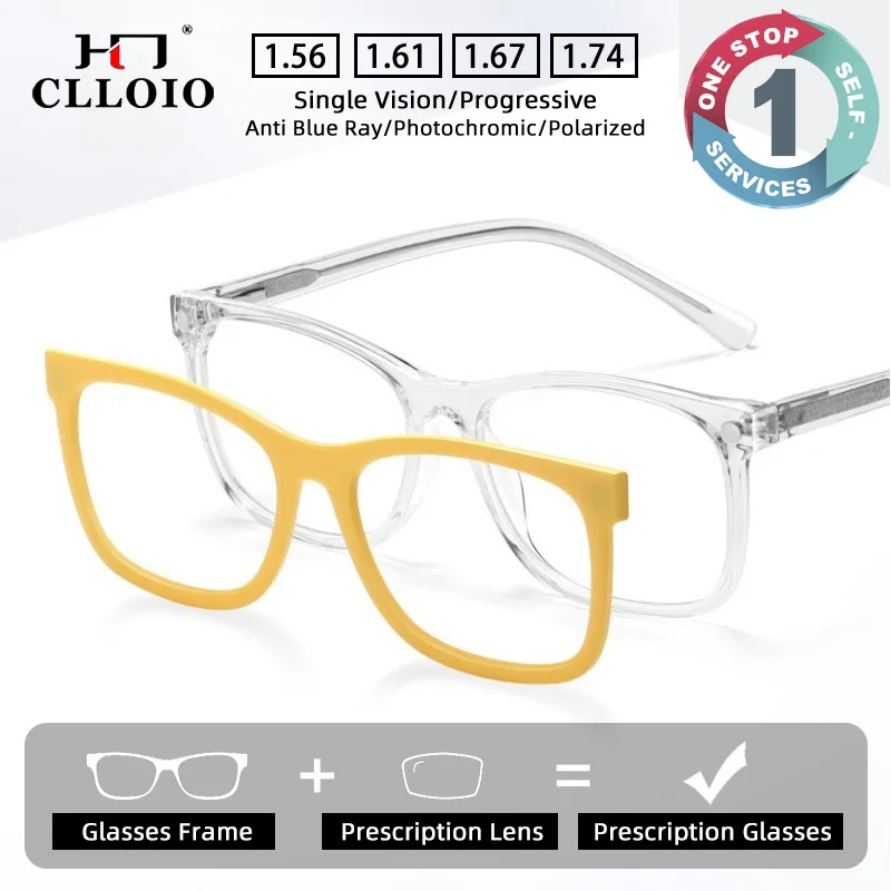 clloio-magnetic-decorative-clip-prescription-glasses-blue-light-blocking-tr90-myopia-glasses-custom-progressive-reading-eyewear
