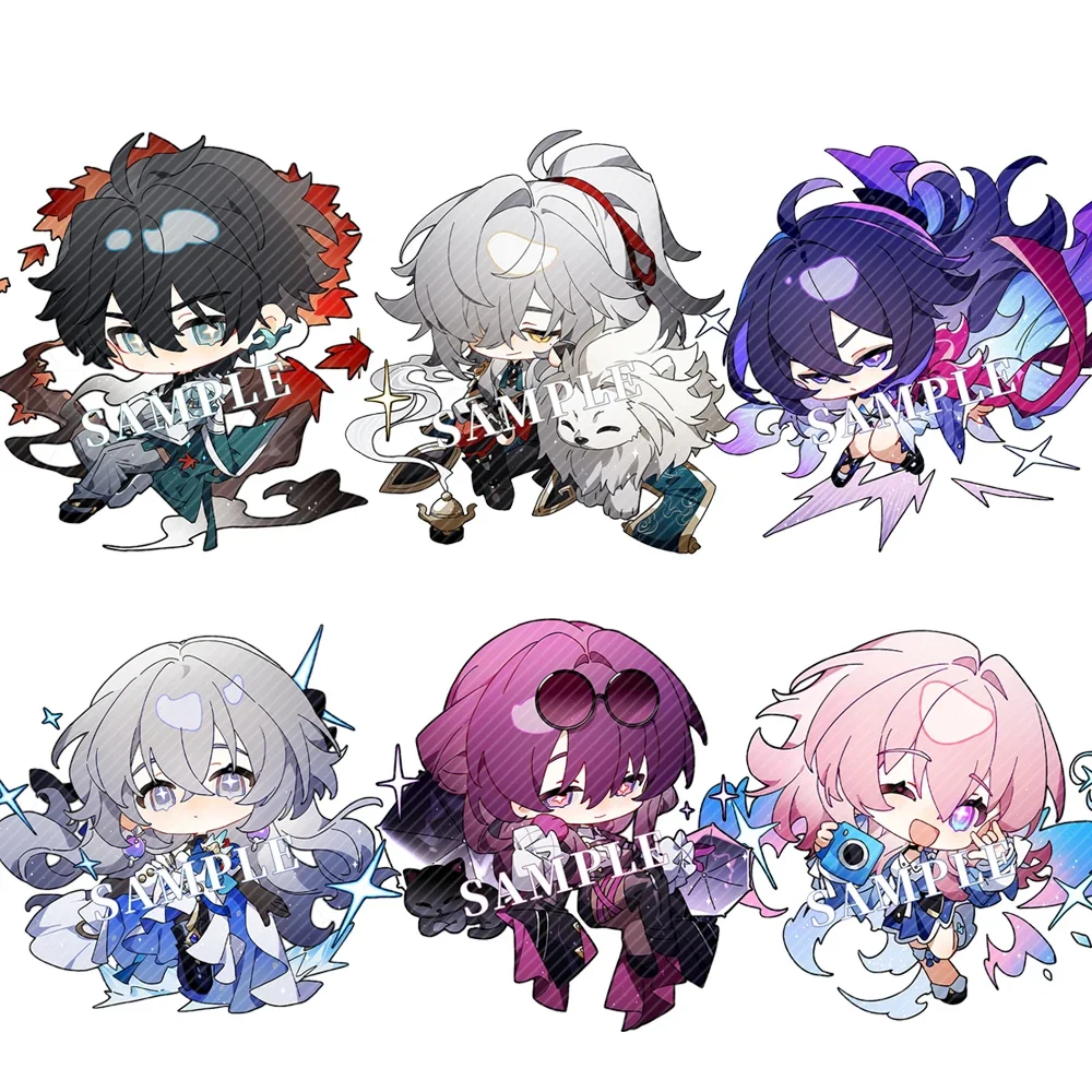 

Honkai Star Rail Acrylic Keychain Imbibitor Lunae Dan Heng Kafka Bronya Luocha New Pela Keychain Cosplay Props Collection Gifts