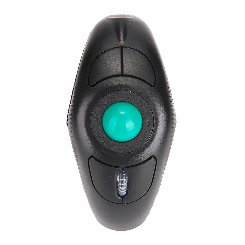 Imagem -05 - Mouse de ar sem Fio com Porta Usb Thumb Controlado Handheld Trackball Mouse Preto 24g