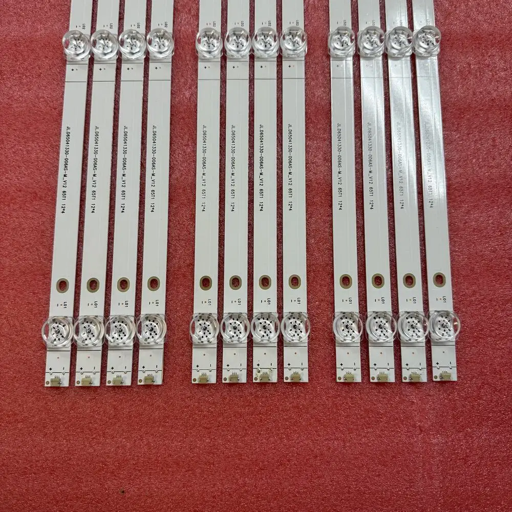 

12pcs/set LED backlight strip For 4LED Kioto KEUH6521 JL.D65041330-006AS-M