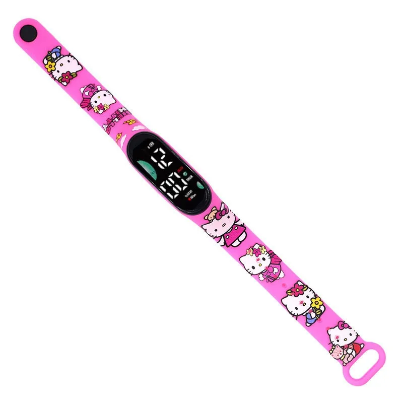 2026 Sanrio Watch Watch Kuromi Watches Cinnamoroll Electronic Clock Led Anime Figure My Melody Toy Student Kid Gift - view 5