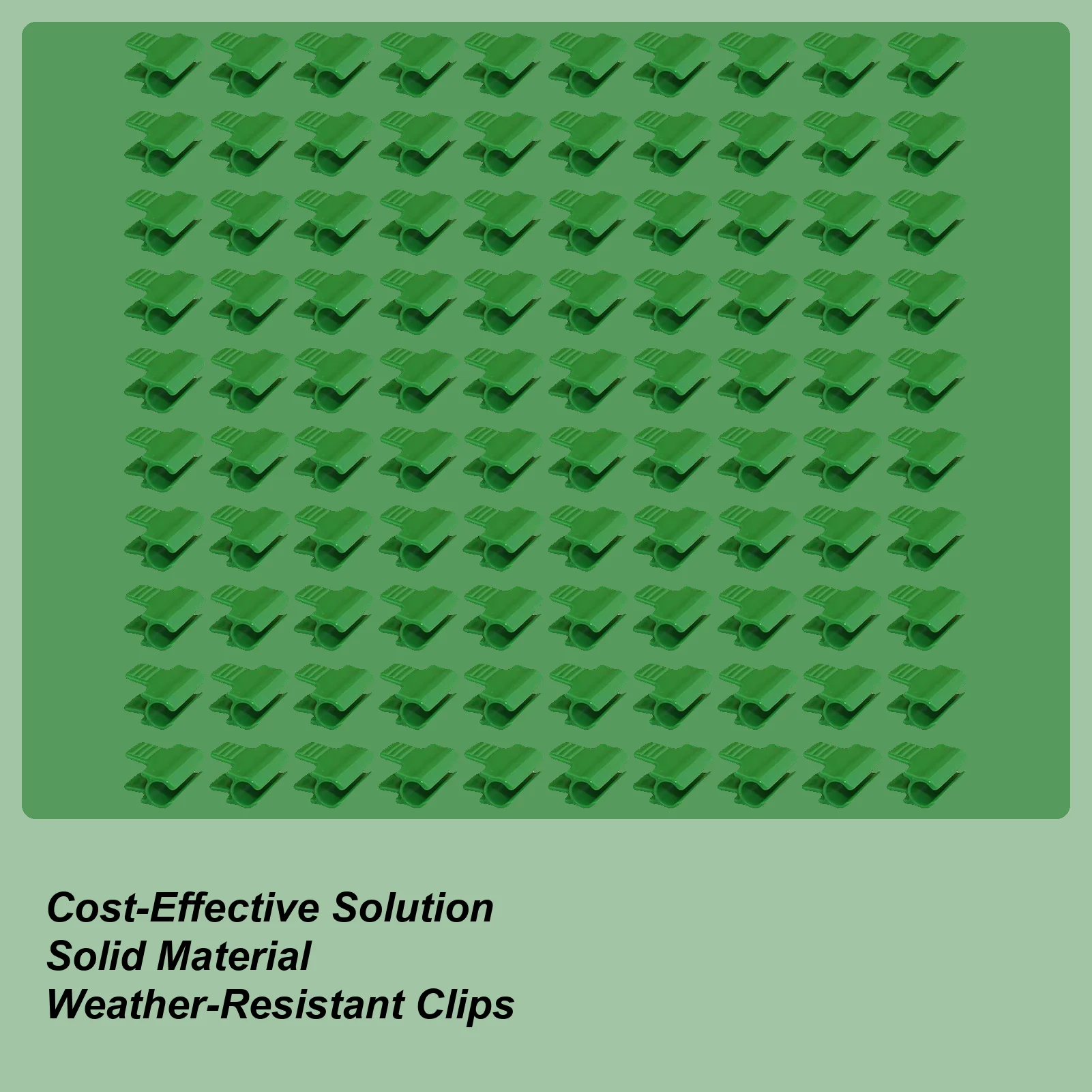 

Greenhouse Hoop Clips 100 Pieces Plant Cover Clips Reusable Fixing Clamps For Gardening Netting Winter Covering Pipe Planting