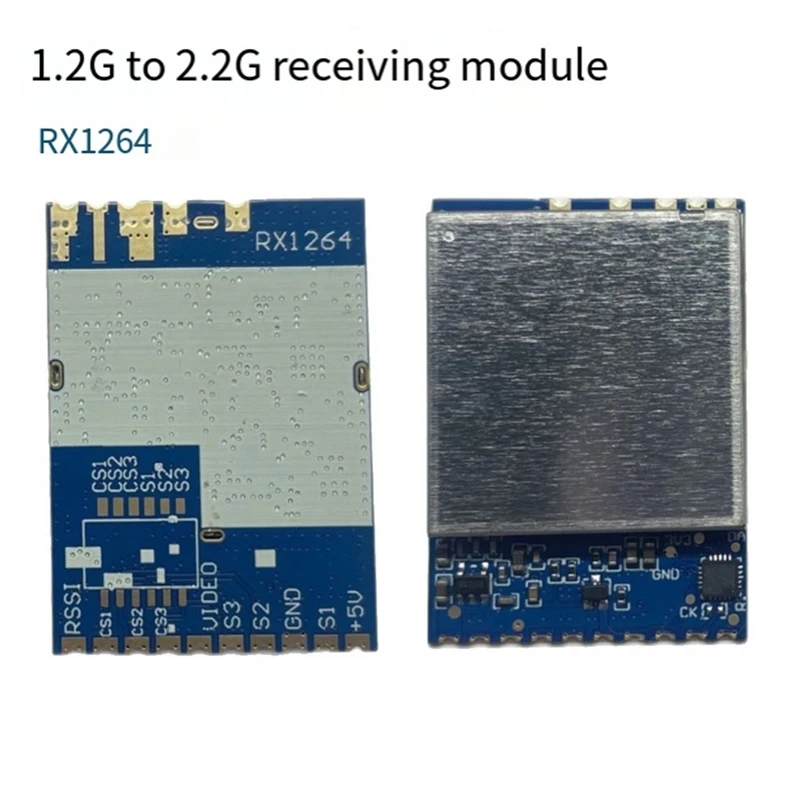 1.2G 1.3G RX1264 FPV Wireless Image Transmission Module Audio and Video Transmitter and Receiver for Drones-DT30