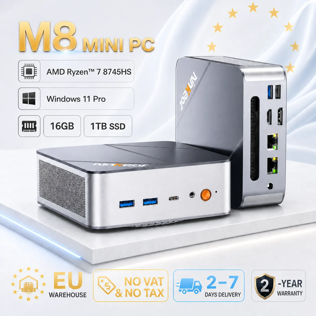 Mini PC Ninkear M8 Ryzen 7