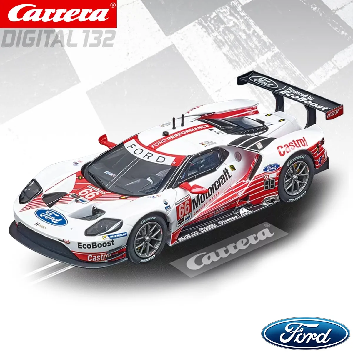 Carrera Slot Car Digital132 Ford GT Race Car 30771 / 30913 / 30970